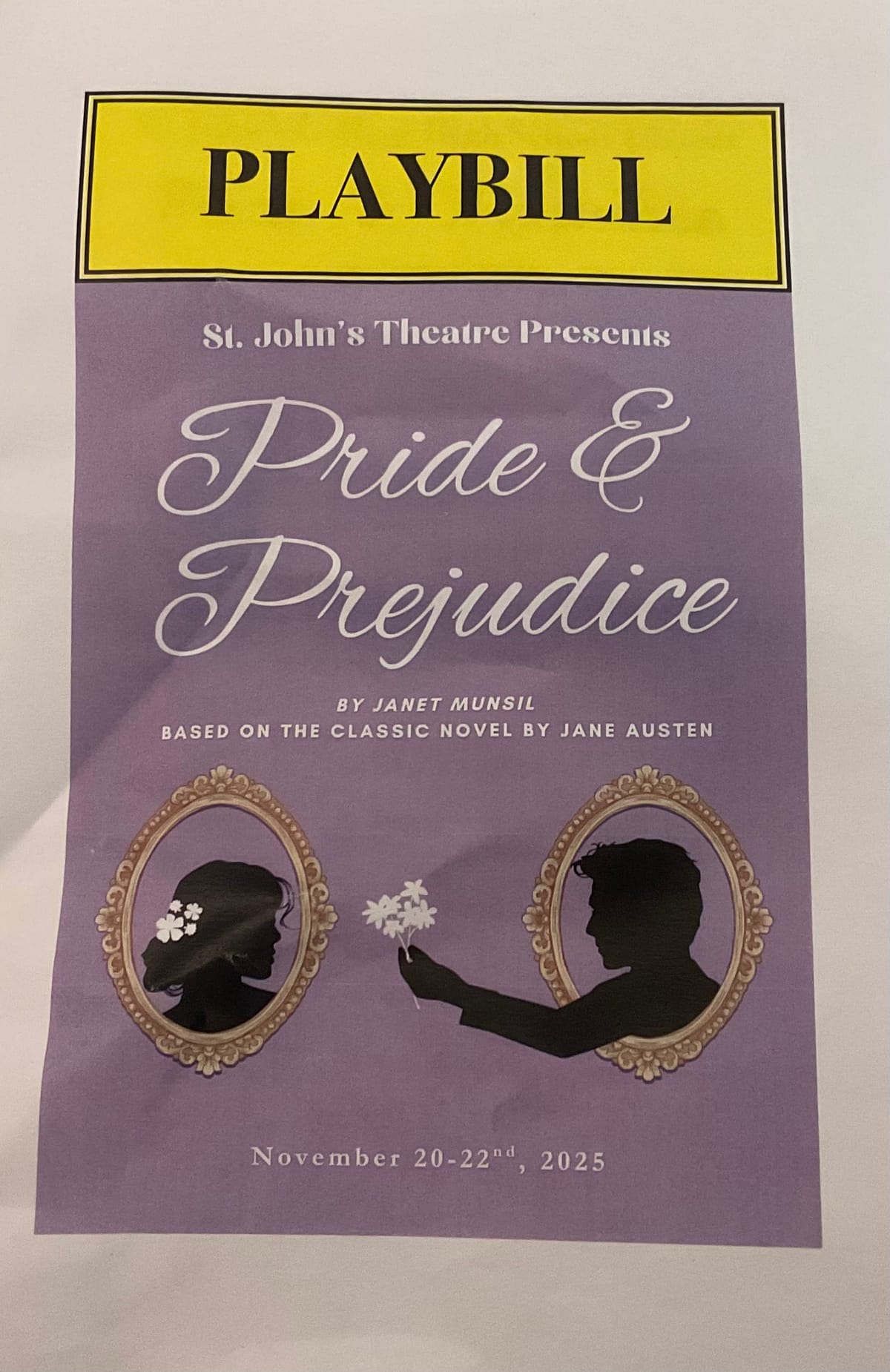 St. John’s Theater Brings Austen to Life with Engaging Pride and Prejudice