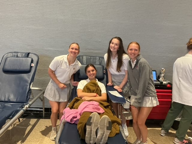 Every drop counts: Cadets roll up their sleeves at blood drive