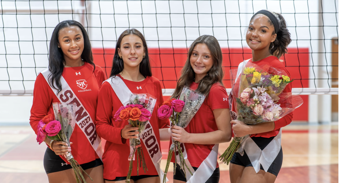 Volleyball Celebrates Senior Night
