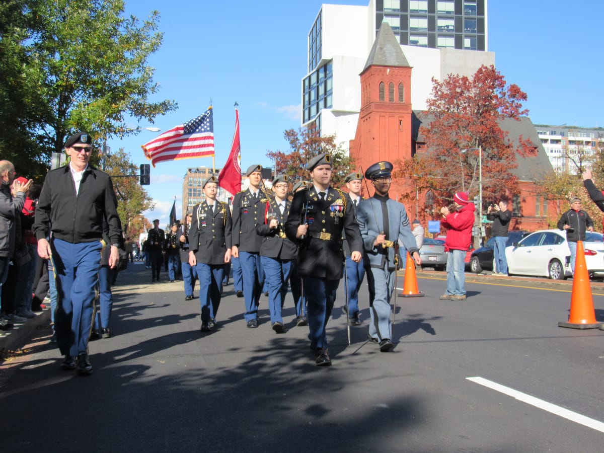 Cadet Corps marches on