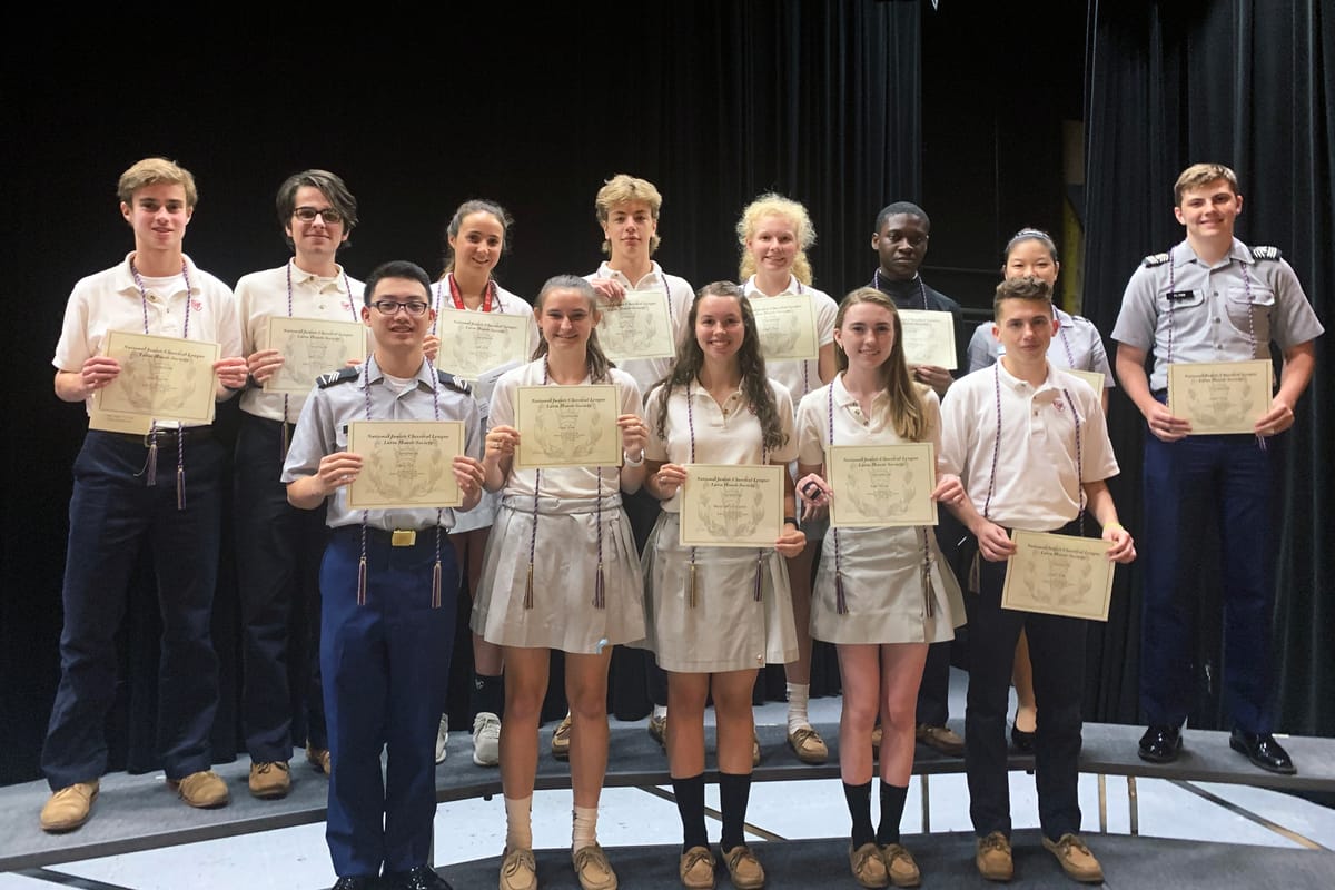 Language honor societies welcome new members