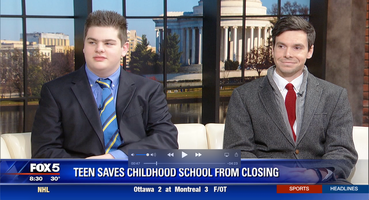 SJC student fights to save his former school