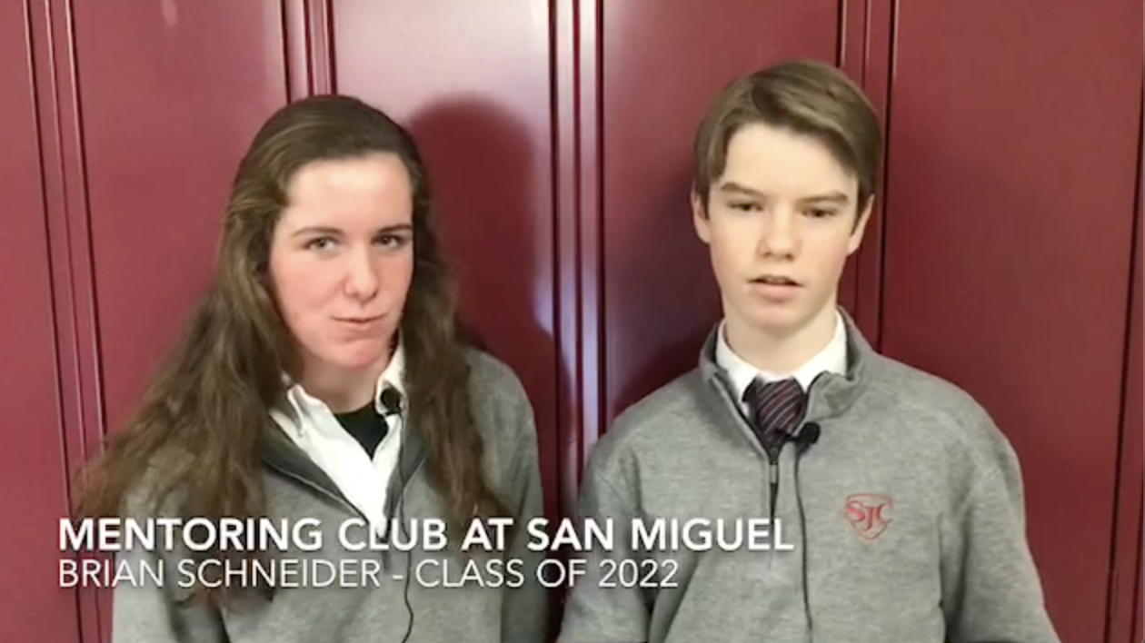 SJC students create mentoring club at San Miguel