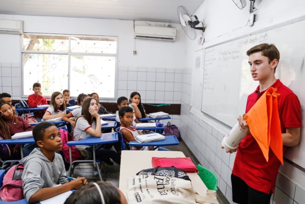 Victor Aldridge ’21 led a pedestrian safety project in Brazil