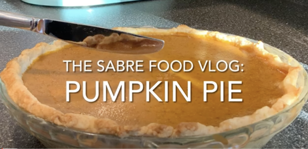 Sabre Food Vlog: Pumpkin Pie