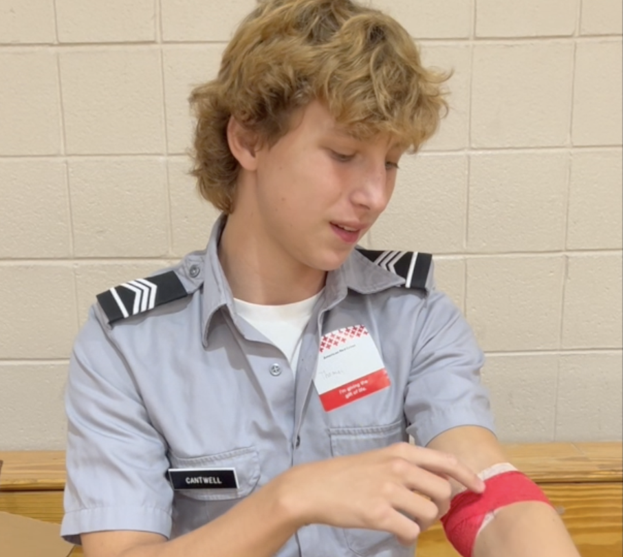 Cadet Corps hosts fall blood drive