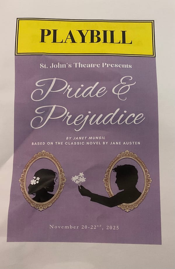 St. John’s Theater Brings Austen to Life with Engaging Pride and Prejudice