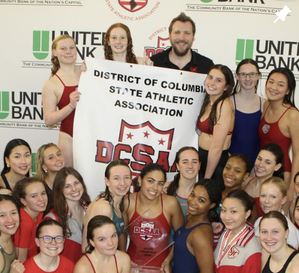 SJC Girls Swim and Dive brings home the DC States title