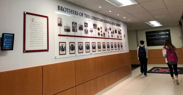 St. John’s dedicates new exhibit to the Christian Brothers