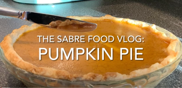 Sabre Food Vlog: Pumpkin Pie