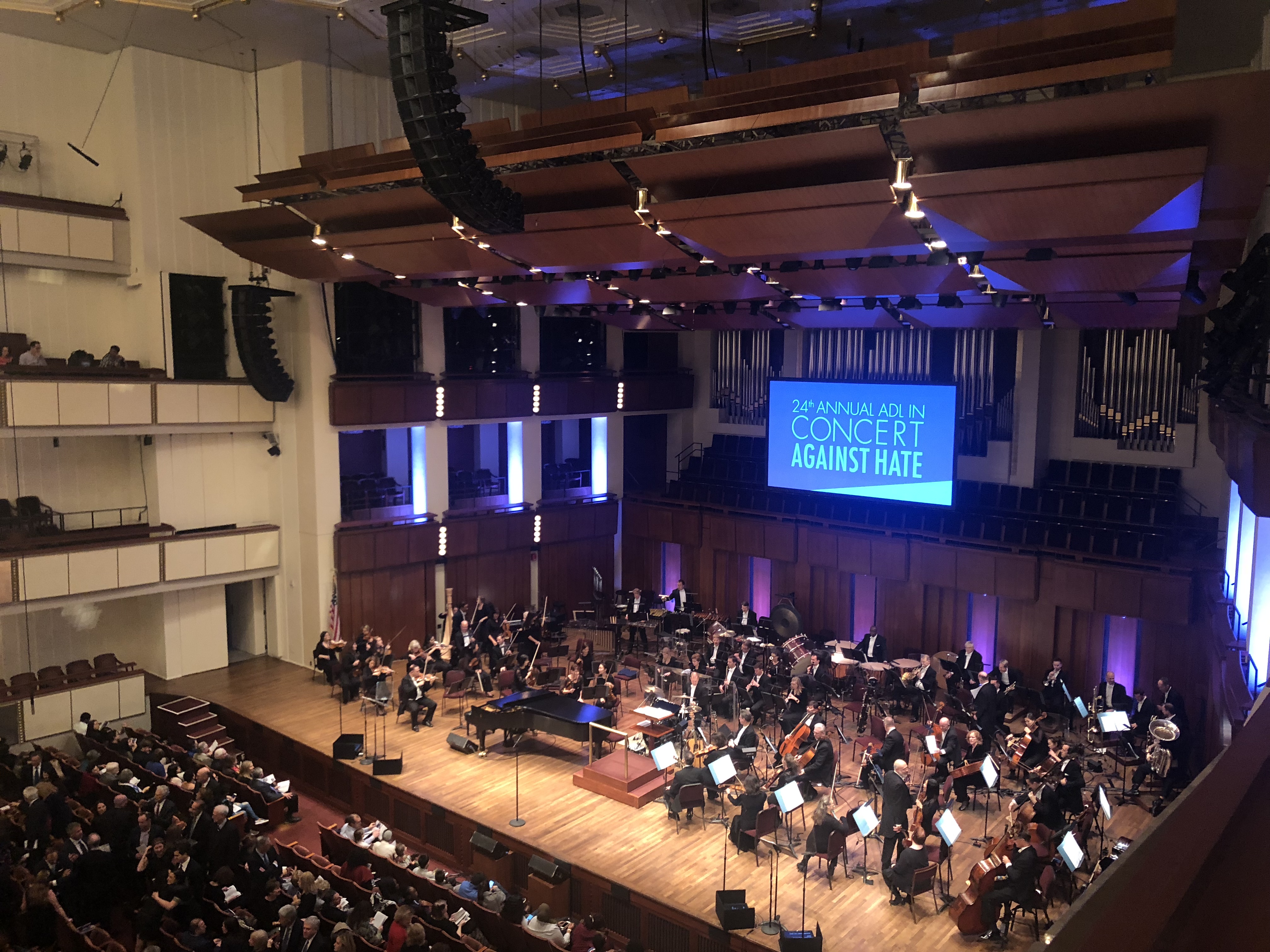Craig Ruppert Performing arts students attend the Concert Against Hate